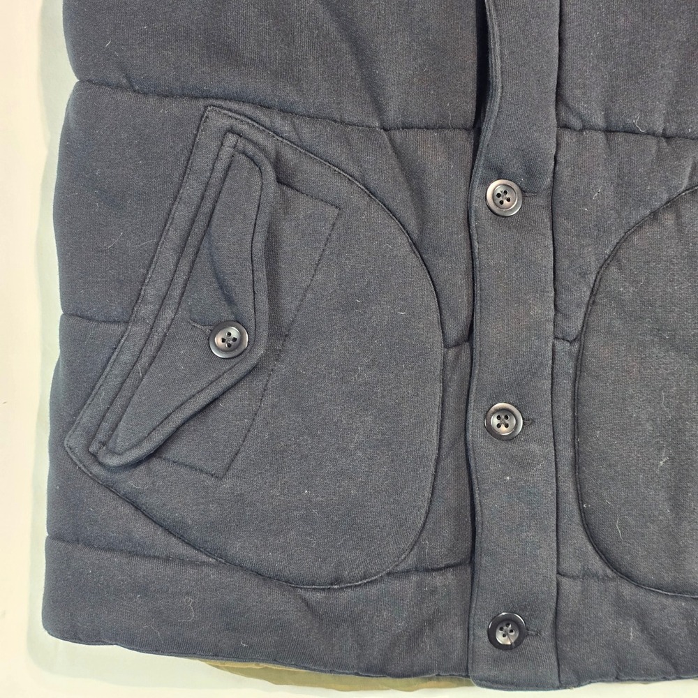 VTG Polo Ralph Lauren Mens Navy Blue Quilted Puffer Vest Large Red Pony - Picture 3 of 15